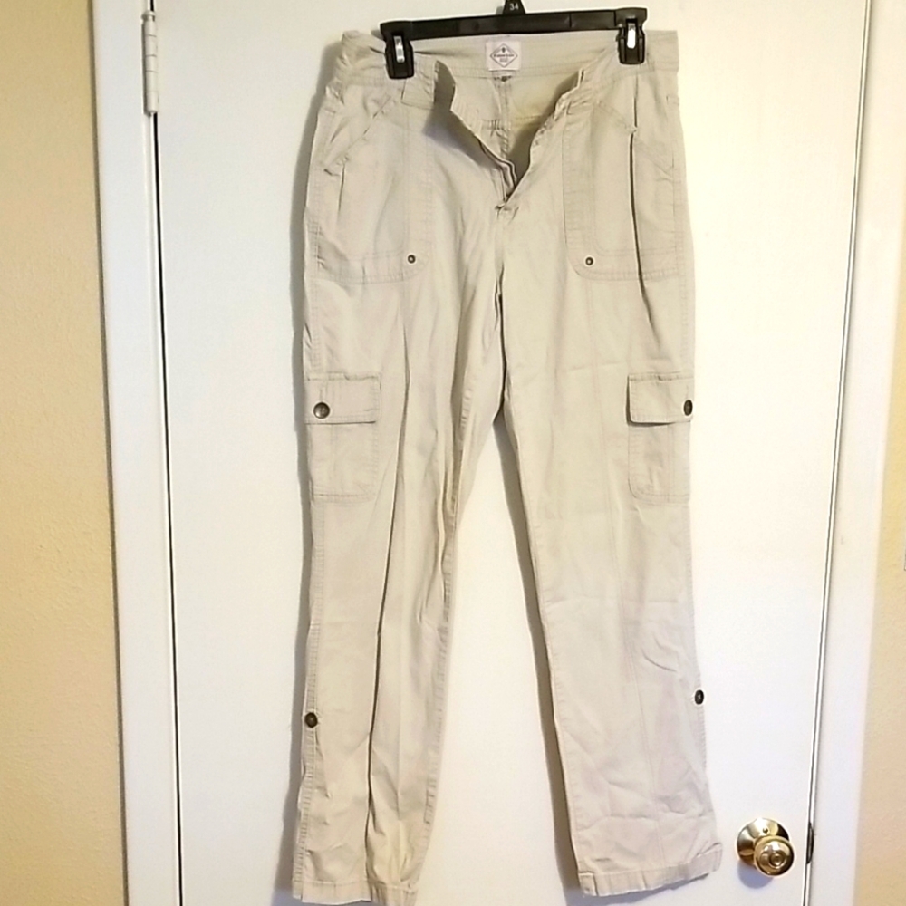 St. John's Bay Cream Cargo Pants